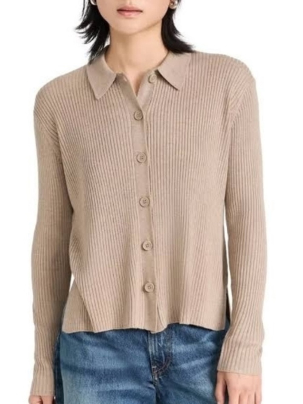 Splendid CashBlend Georgie Polo Cardigan Sweater